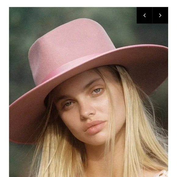 Lack Of Color Pink Wide-Brim Hat - Picture 2 of 6